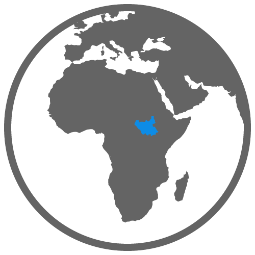 South Sudan map
